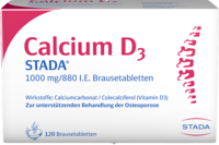 CALCIUM D3 STADA 1000 mg/880 I.E. Brausetabletten