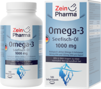 OMEGA-3 1000 mg Seefischöl Softgel-Kapseln hochdo.